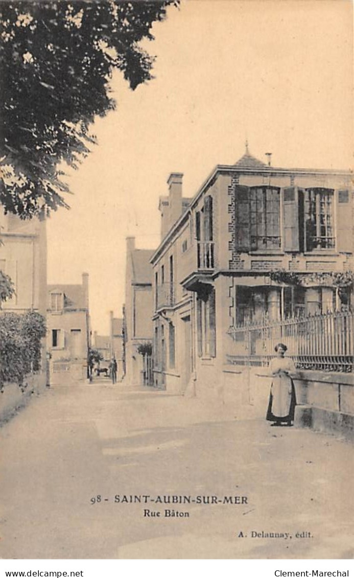 SAINT AUBIN SUR MER - Rue Bâton - Très Bon état - Saint Aubin