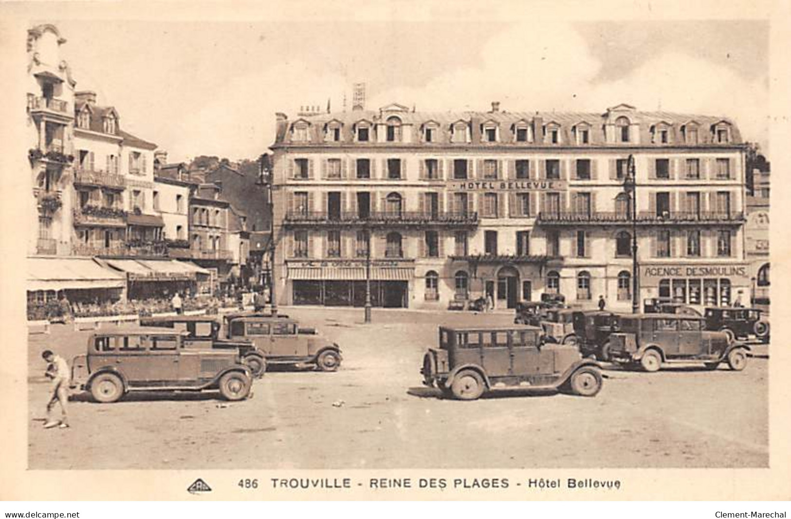 TROUVILLE - Hôtel Bellevue - Très Bon état - Trouville