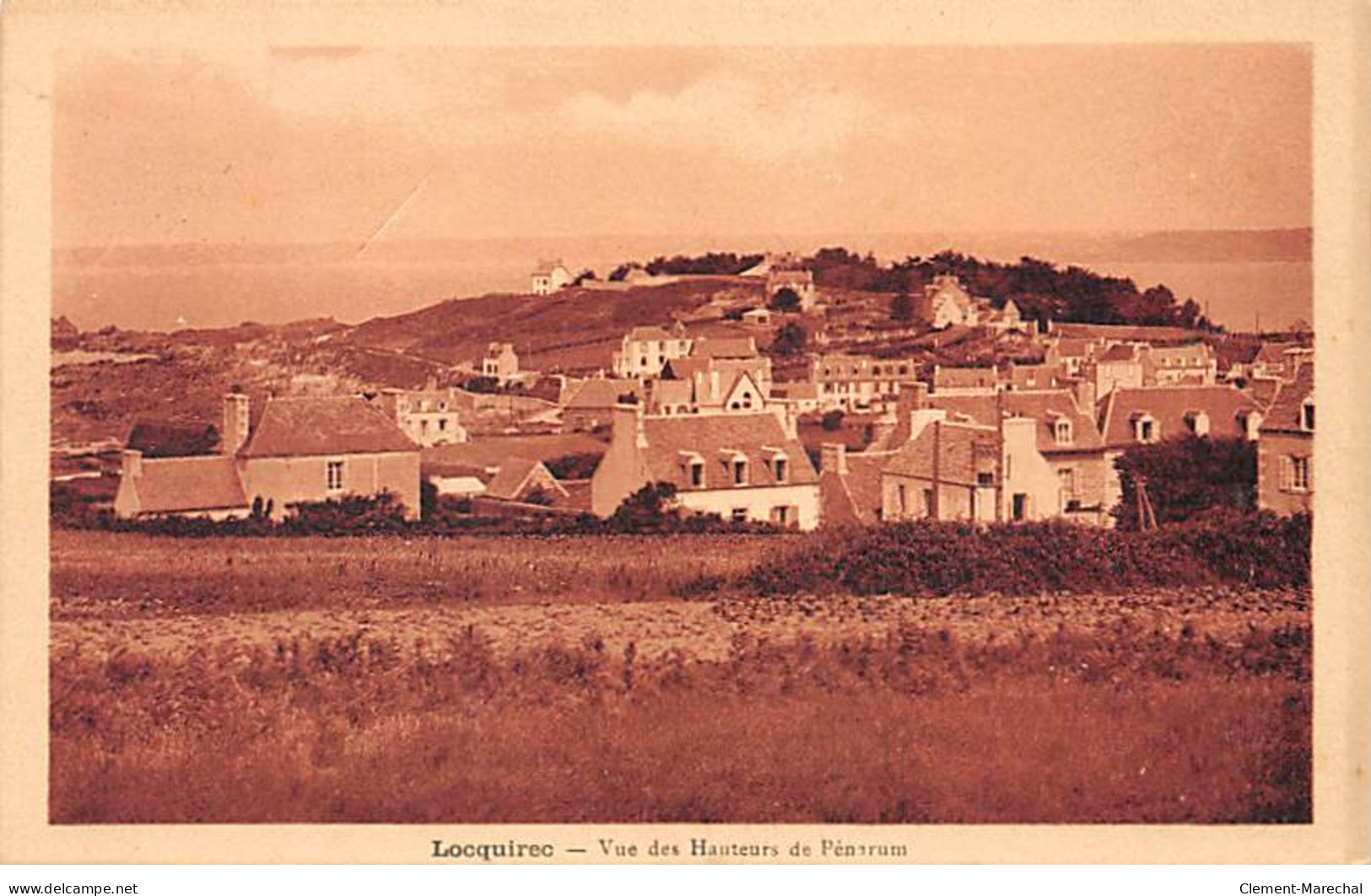 LOCQUIREC - Vue Des Hauteurs De Pénarum - Très Bon état - Locquirec