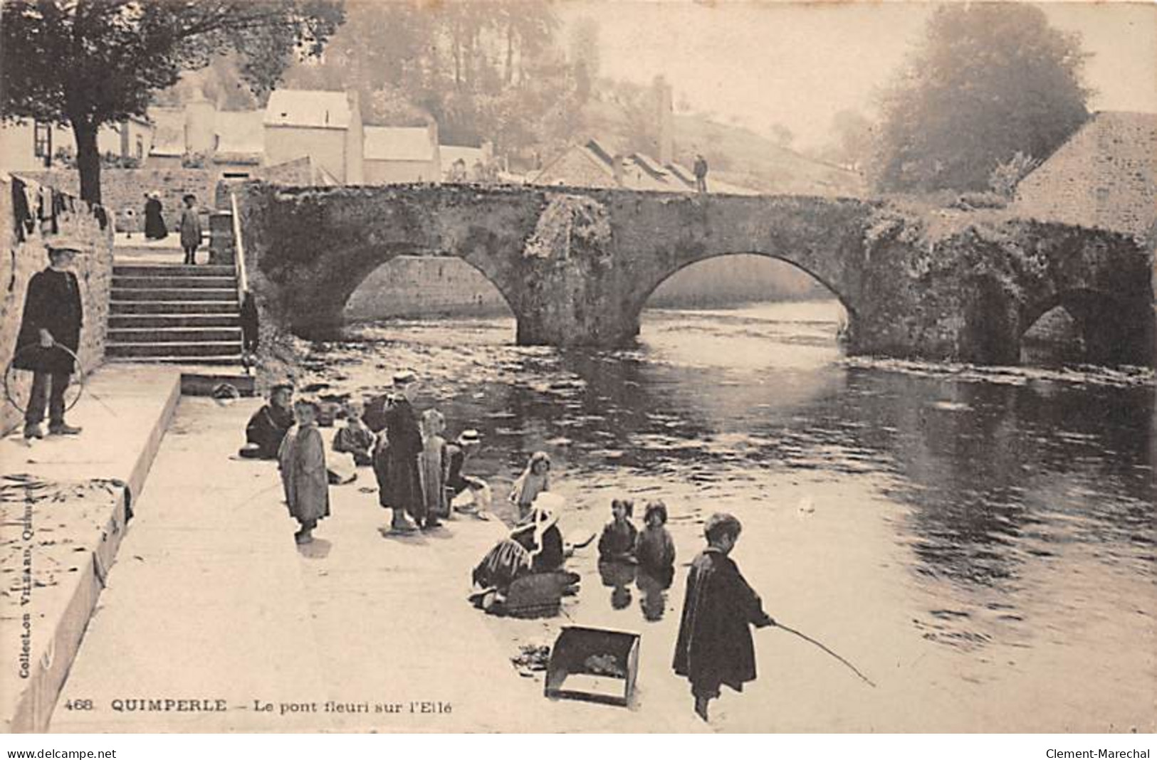 QUIMPERLE - Le Pont Fleuri Sur L'Ellé - Très Bon état - Quimperlé