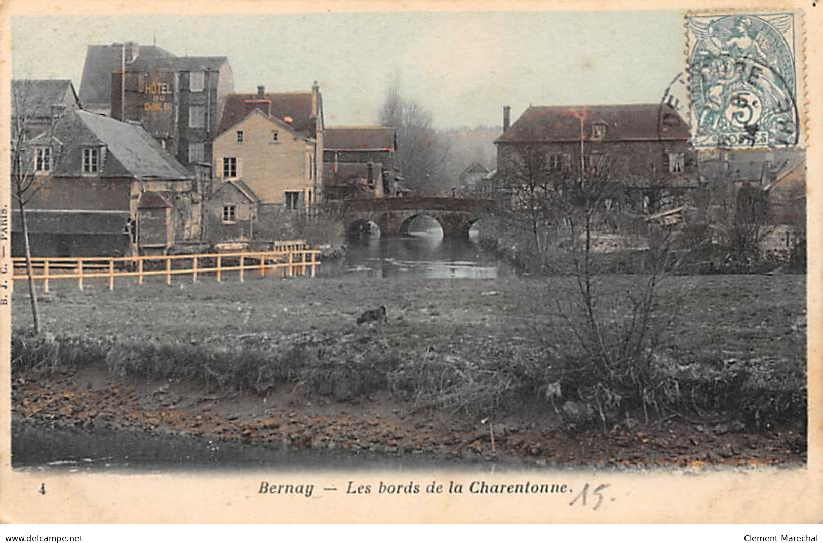 BERNAY - Les Bords De La Charentonne - Très Bon état - Bernay