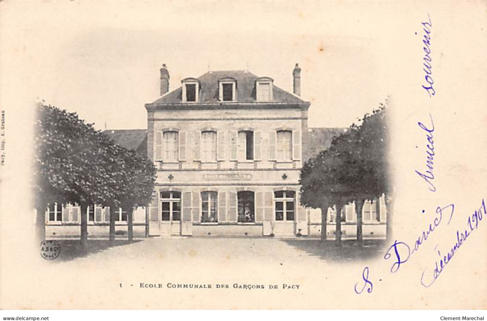 Ecole Communale Des Garçons De PACY - Très Bon état - Pacy-sur-Eure