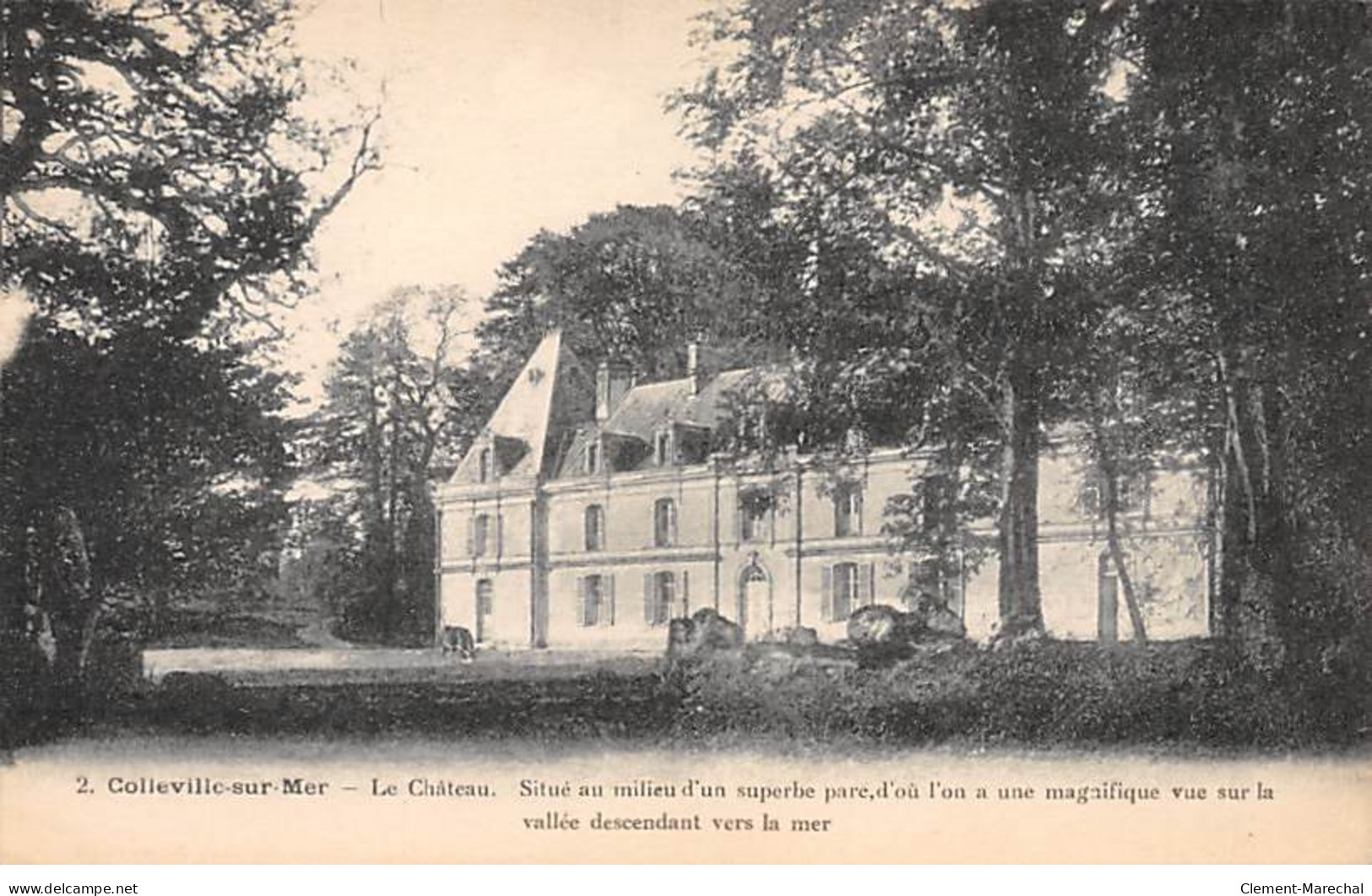 COLLEVILLE SUR MER - Le Château - Très Bon état - Sonstige & Ohne Zuordnung