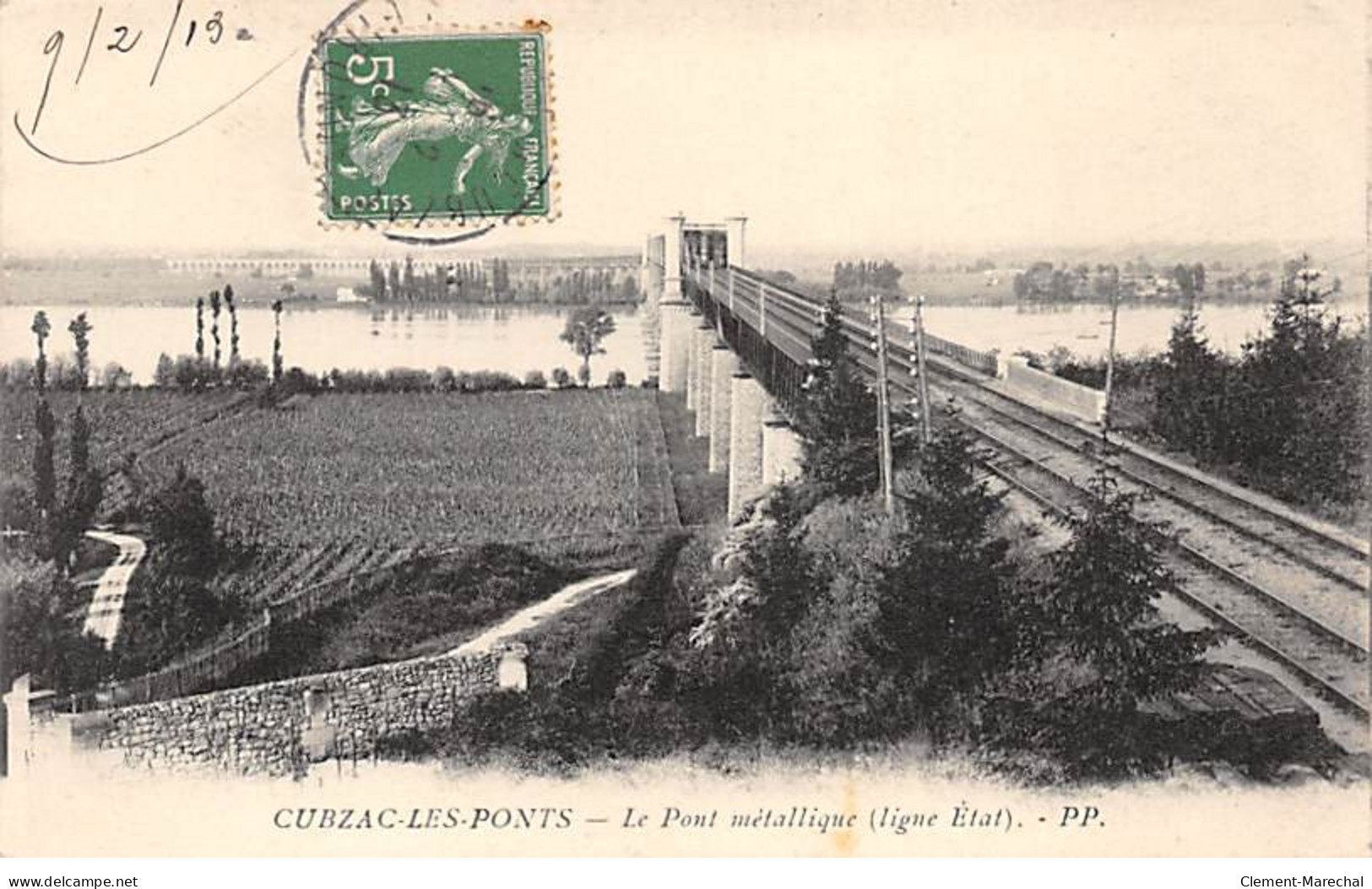 CUBZAC LES PONTS - Le Pont Métallique - Très Bon état - Cubzac-les-Ponts