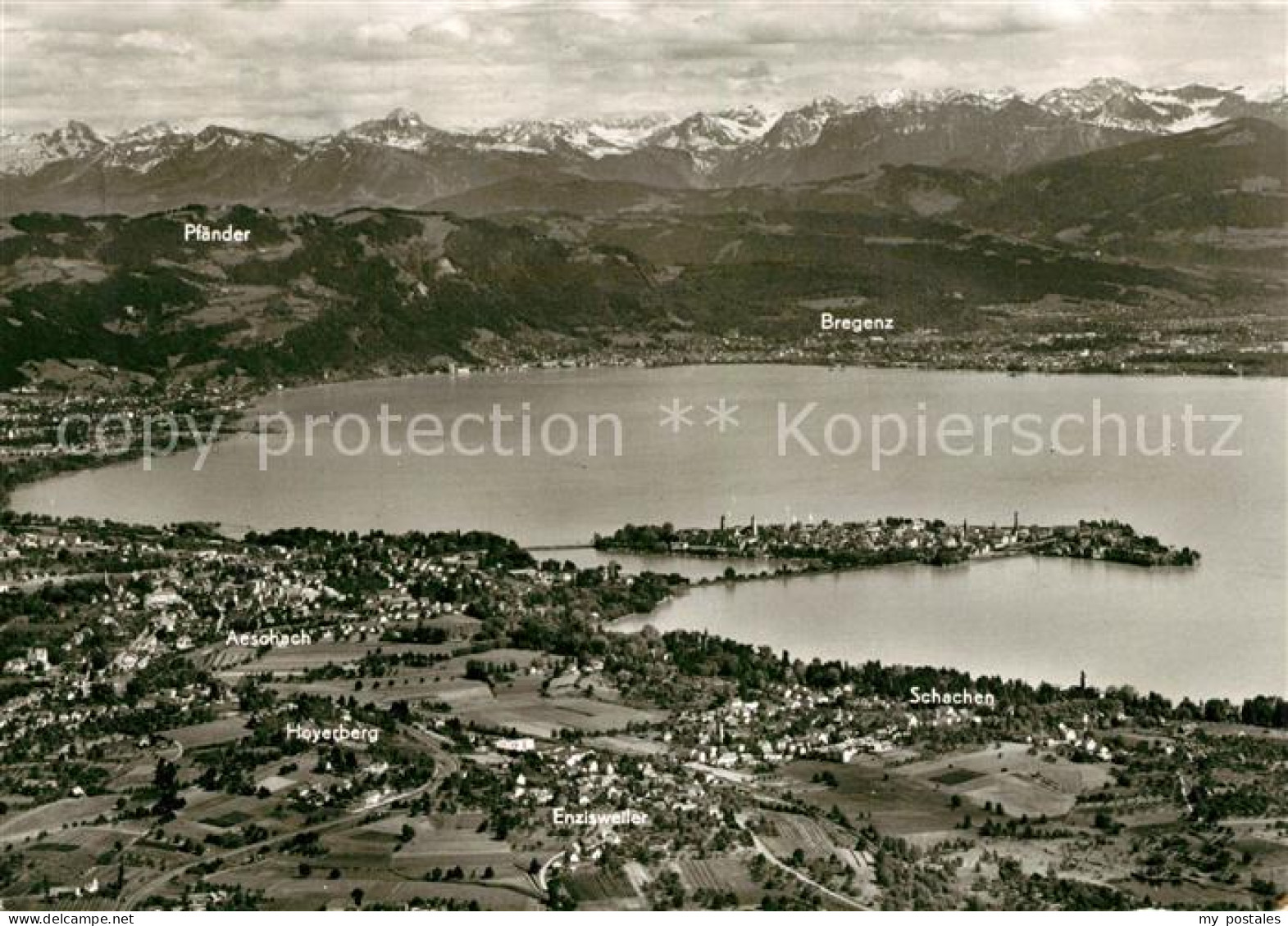 73333213 Lindau Bodensee Fliegeraufnahme Mit Vorarlberg Lindau Bodensee - Lindau A. Bodensee