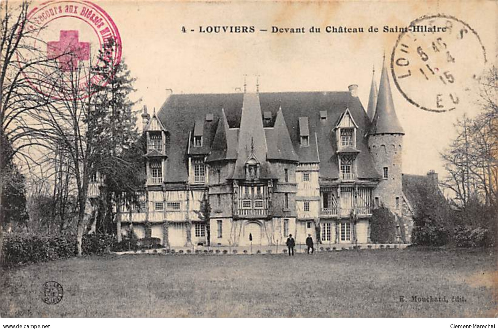 LOUVIERS - Devant Du Château De Saint Hilaire - Très Bon état - Louviers