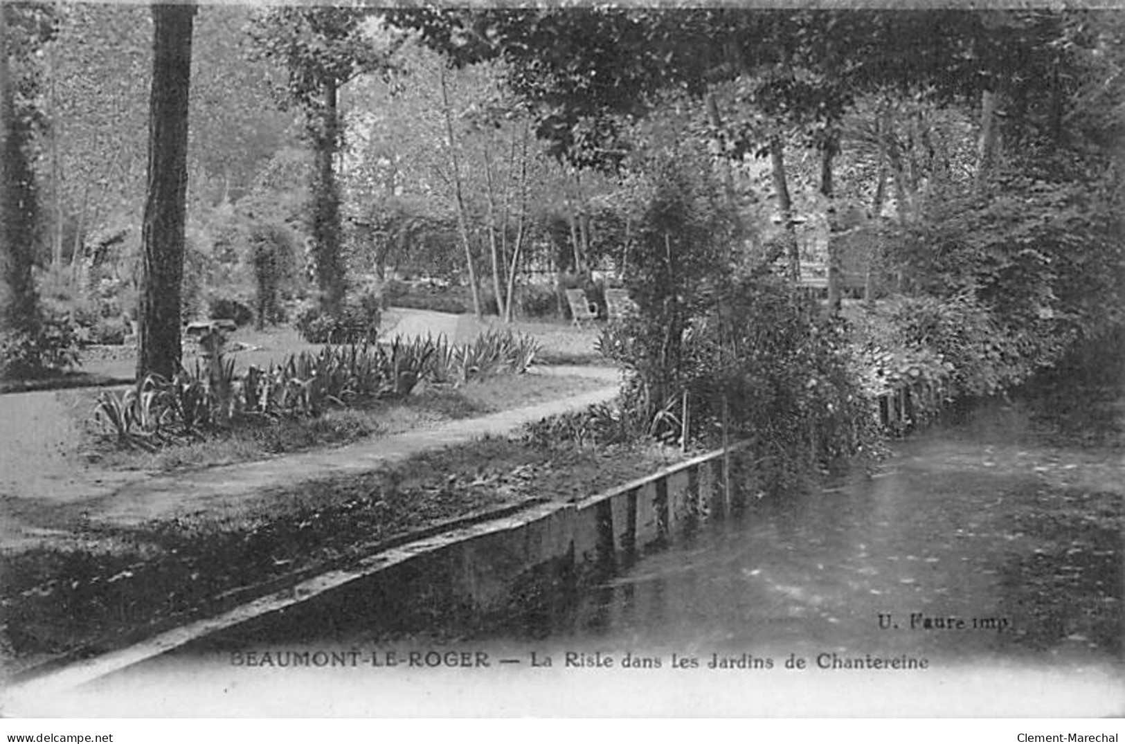 BEAUMONT LE ROGER - La Risle Dans Les Jardins De Chantereine - Très Bon état - Beaumont-le-Roger