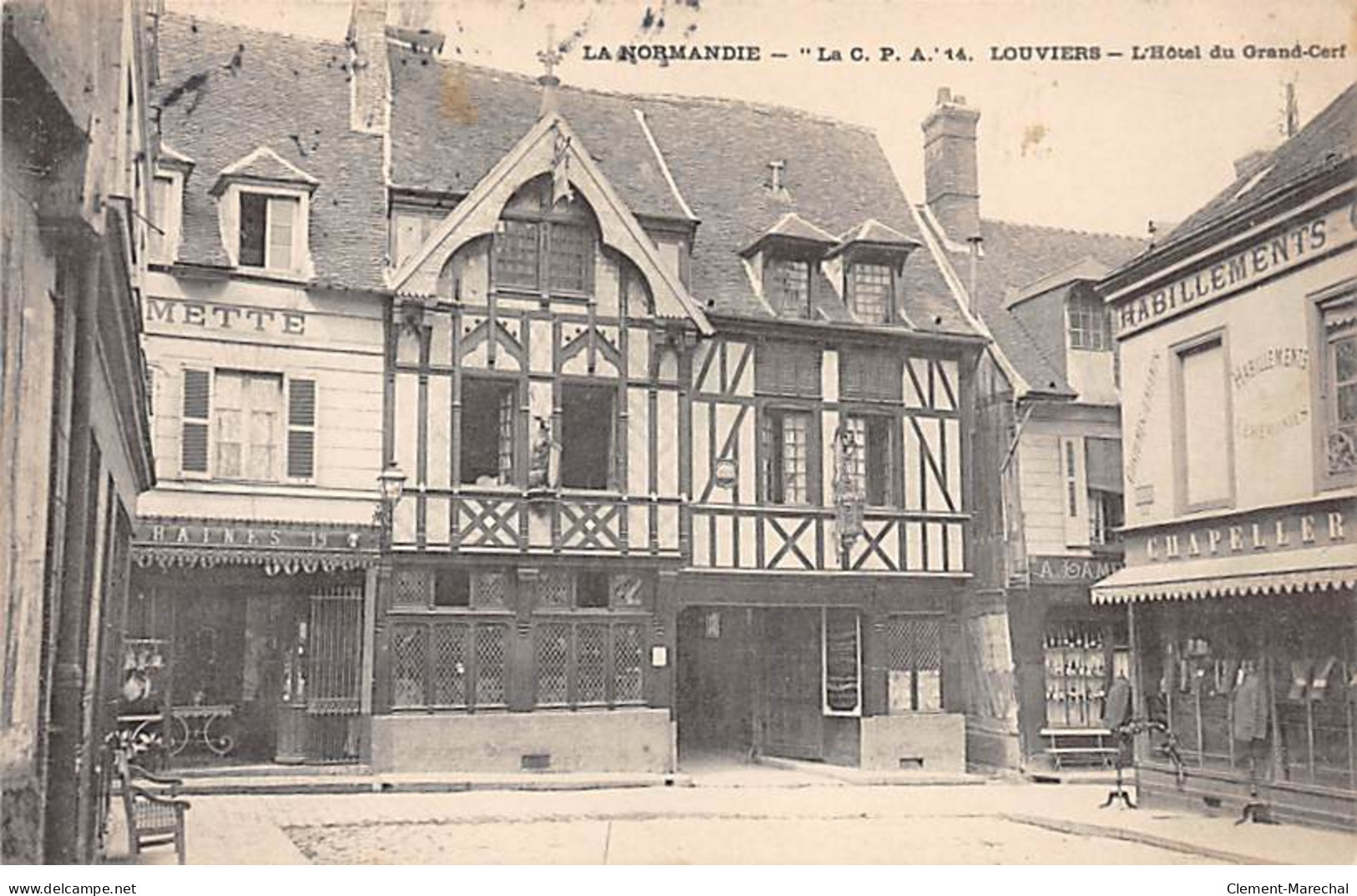 LOUVIERS - L'Hôtel Du Grand Cerf - Très Bon état - Louviers