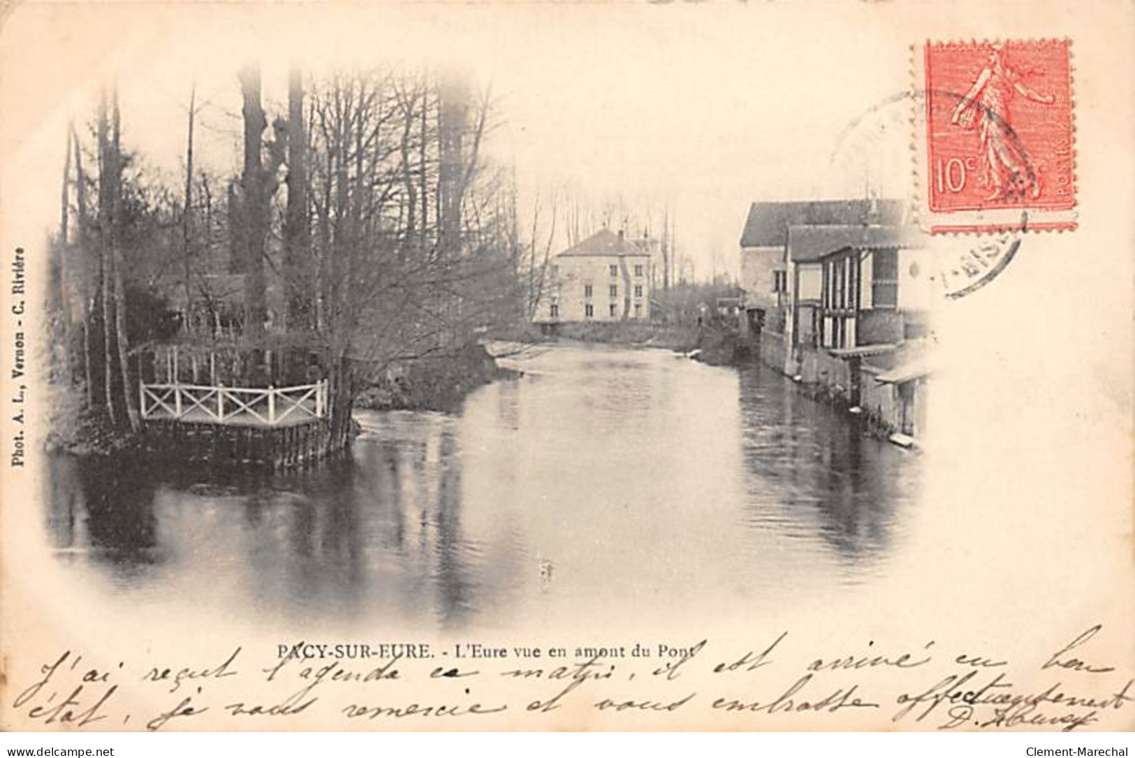 PACY SUR EURE - L'Eure Vue En Amont Du Pont - Très Bon état - Pacy-sur-Eure