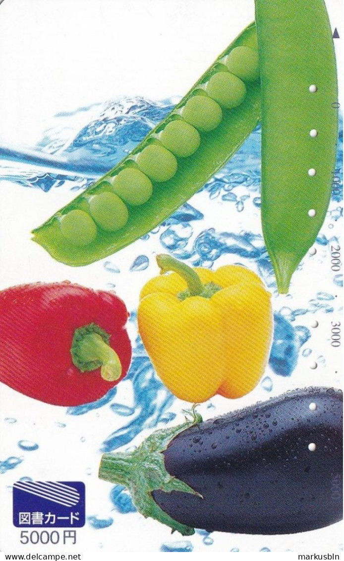 Japan Prepaid Libary Card 5000 - Food Vegetables - Japan