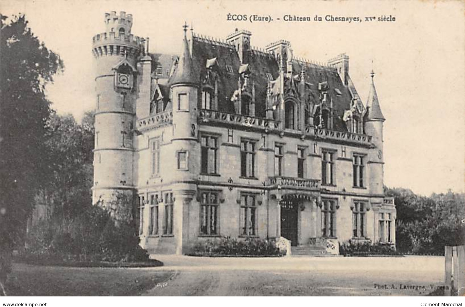 ECOS - Château Du Chesnayes - Très Bon état - Sonstige & Ohne Zuordnung