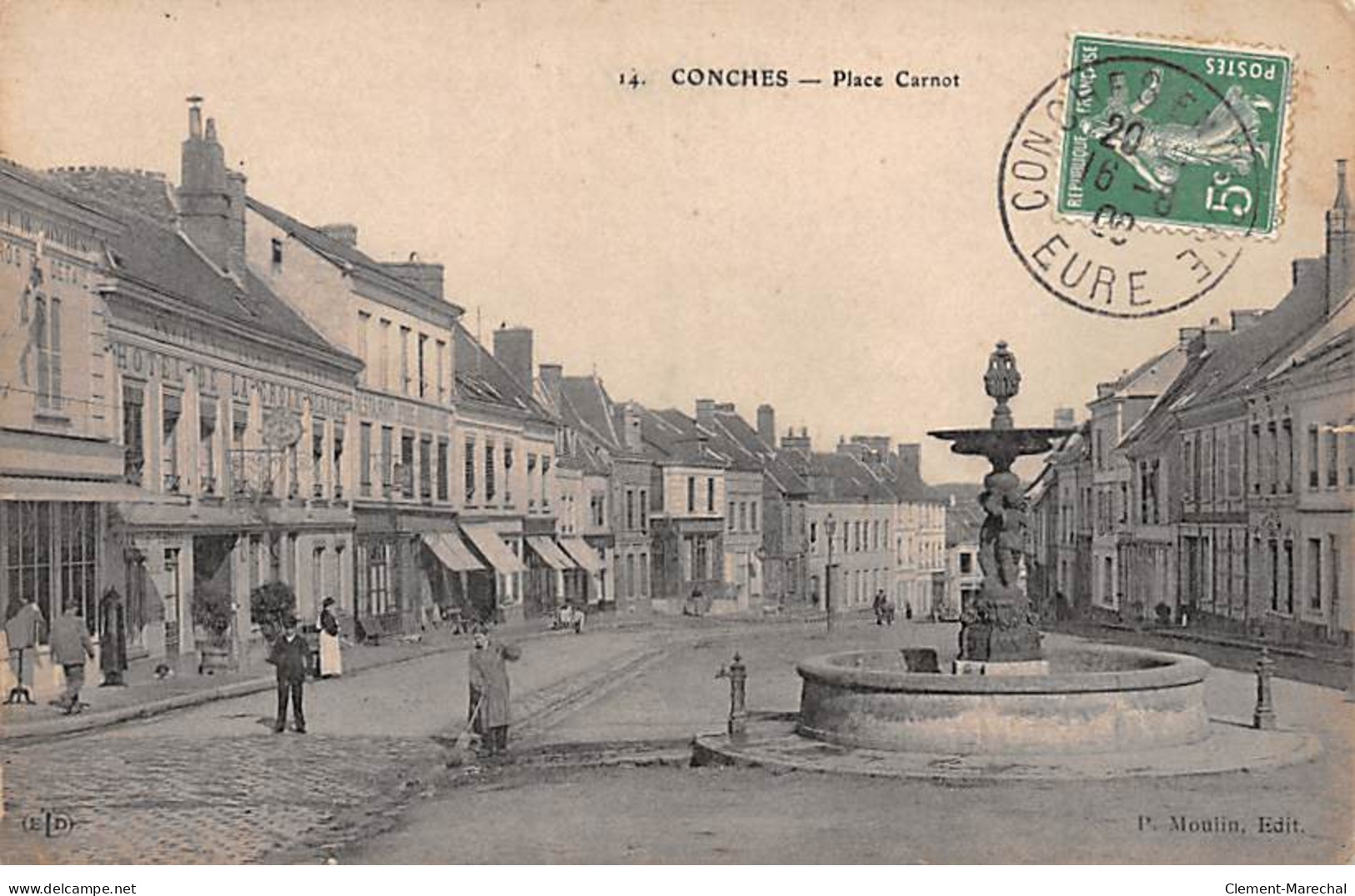 CONCHES - Place Carnot - Très Bon état - Conches-en-Ouche
