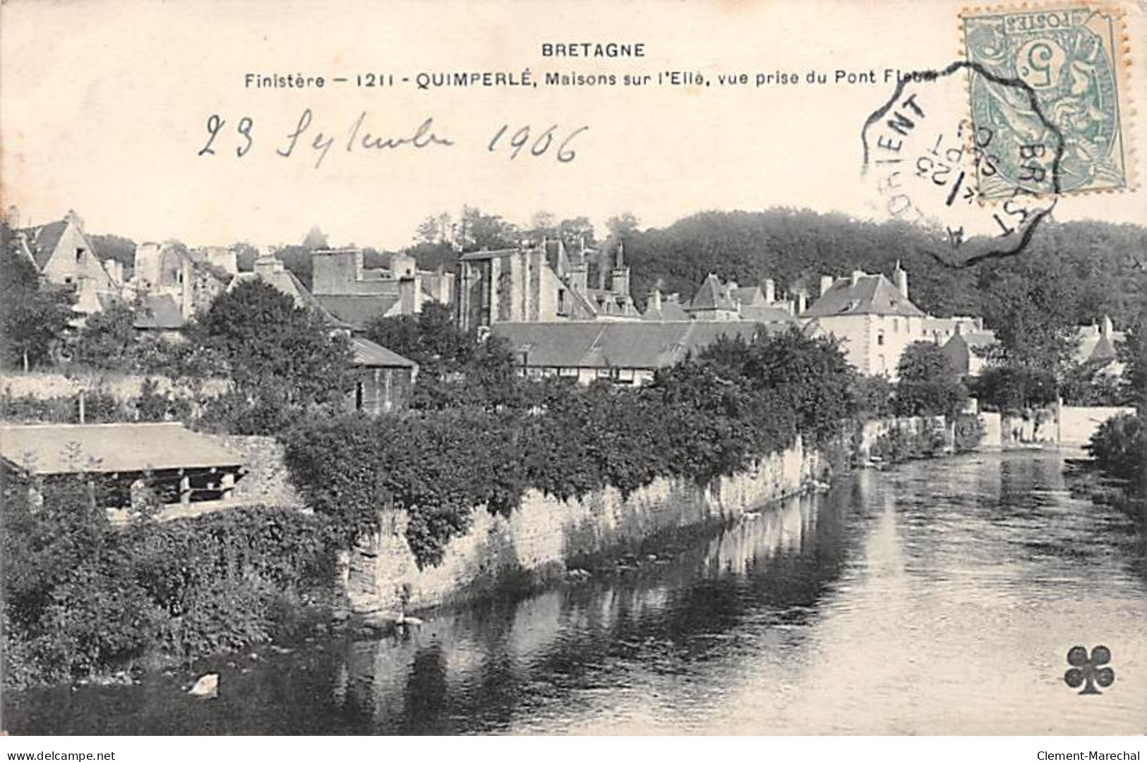 QUIMPERLE - Maisons Sur L'Ellé, Vue Prise Du Pont - Très Bon état - Quimperlé