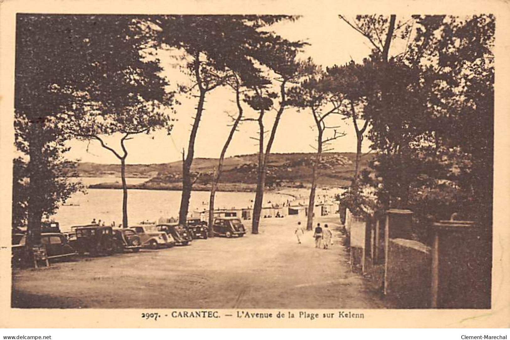 CARANTEC - L'Avenue De La Plage Sur Kelenn - Très Bon état - Carantec