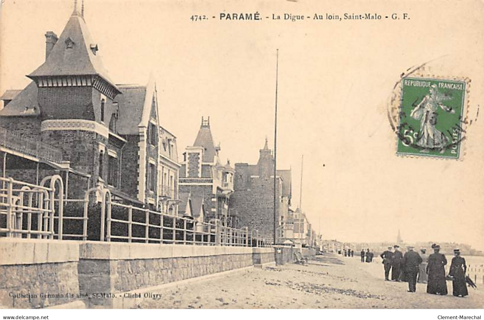 PARAME - La Digue - Au Loin, Saint Malo - Très Bon état - Parame