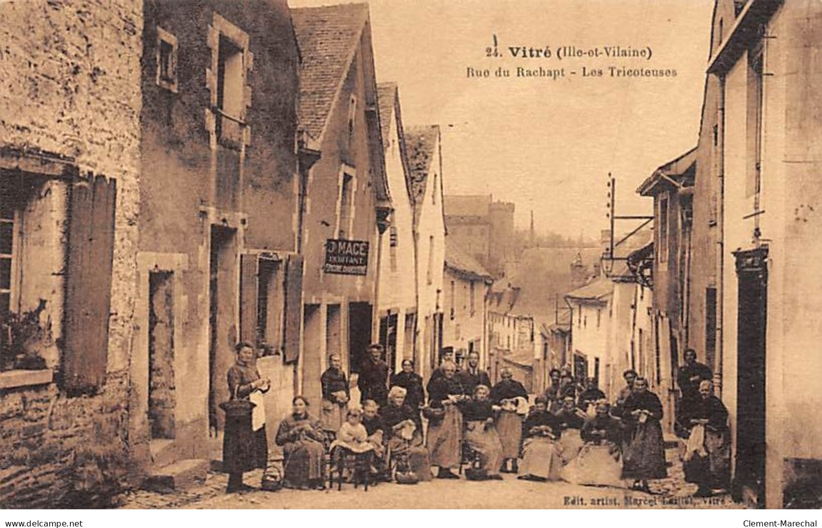 VITRE - Rue Du Rachapt - Les Tricoteuses - Très Bon état - Vitre