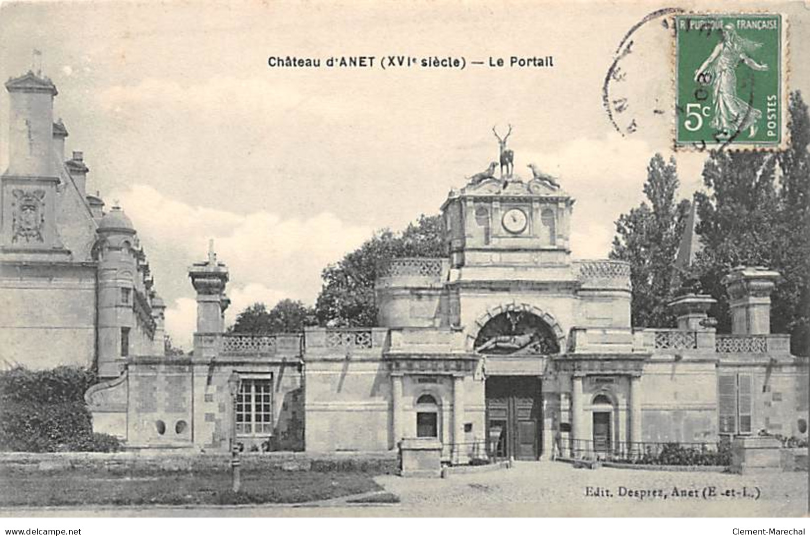 Château D'ANET - Le Portail - Très Bon état - Anet
