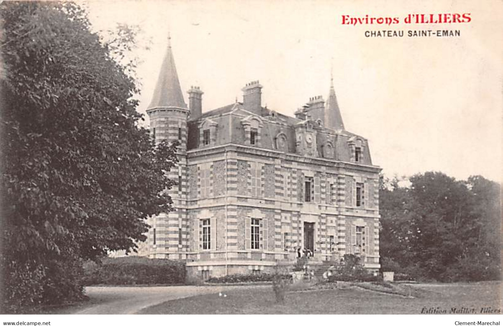 Environs D'ILLIERS - Château Saint Eman - Très Bon état - Illiers-Combray