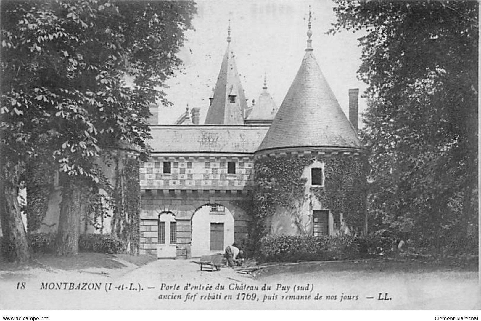 MONTBAZON - Porte D'entrée Du Château Du Puy - Très Bon état - Montbazon