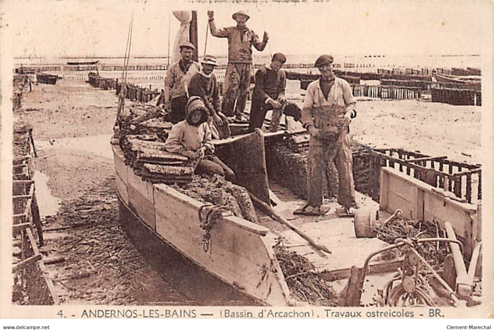 ANDERNOS LES BAINS - Travaux Ostricoles - Très Bon état - Andernos-les-Bains