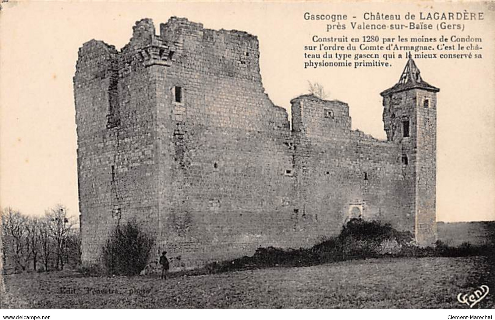 Château De LAGARDERE Près Valence Sur Baïse - Très Bon état - Autres & Non Classés