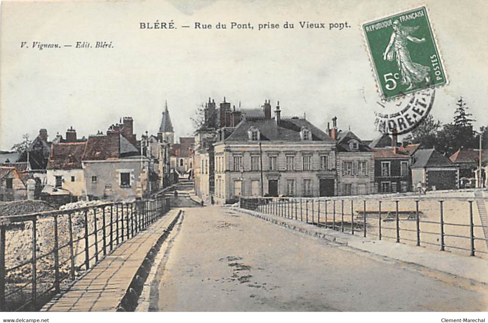 BLERE - Rue Du Pont, Prise Du Vieux Pont - Trés Bon état - Bléré