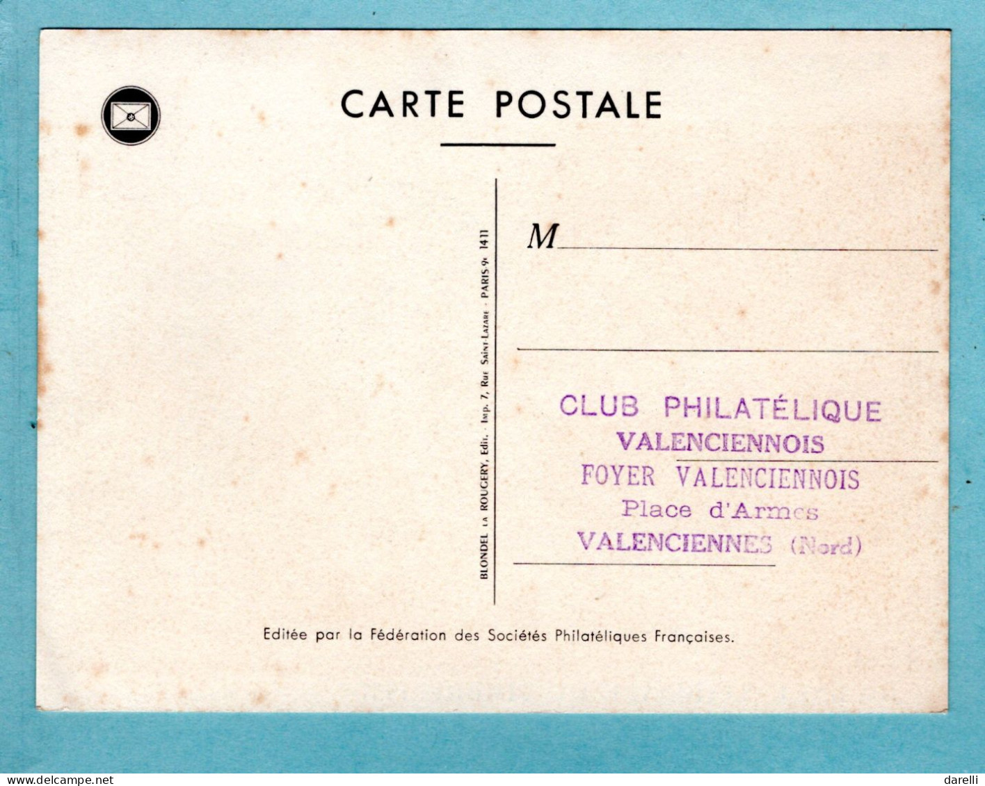 Carte Maximum 1957 - Journée Du Timbre 1957 - YT 1093 - Valenciennes - 1950-1959