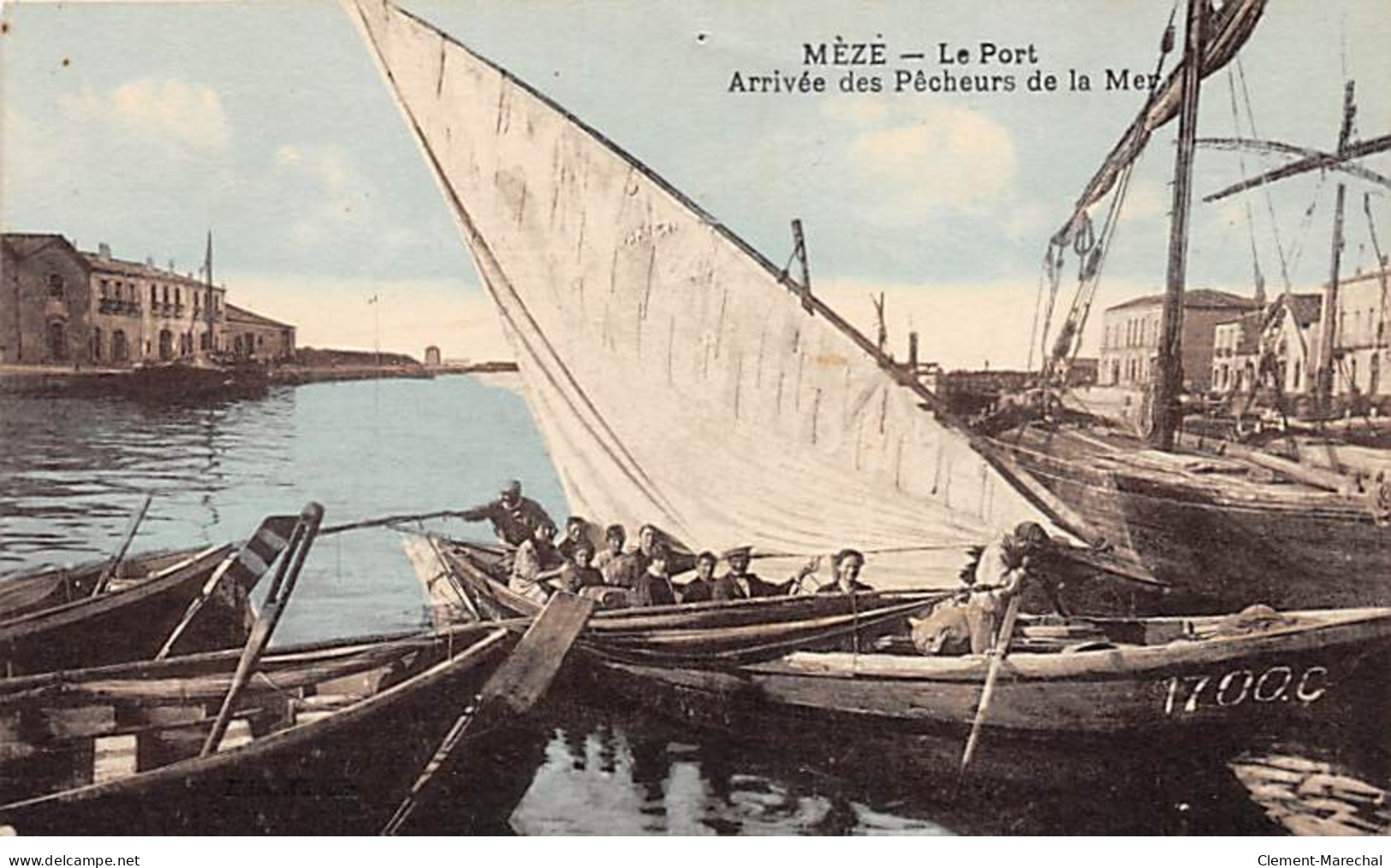 MEZE - Le Port - Arrivée Des Pêcheurs De La Mer - Très Bon état - Mèze
