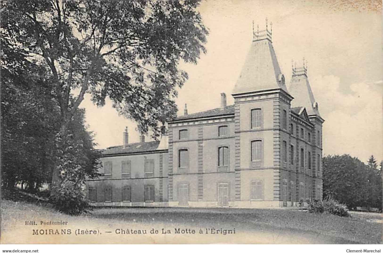 MOIRANS - Château De La Motte à L'Erigni - Très Bon état - Moirans