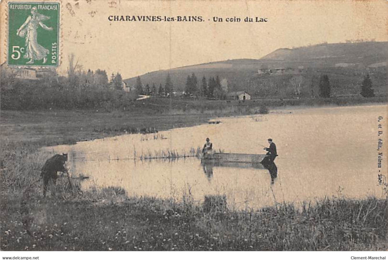 CHARAVINES LES BAINS - Un Coin Du Lac - Très Bon état - Charavines
