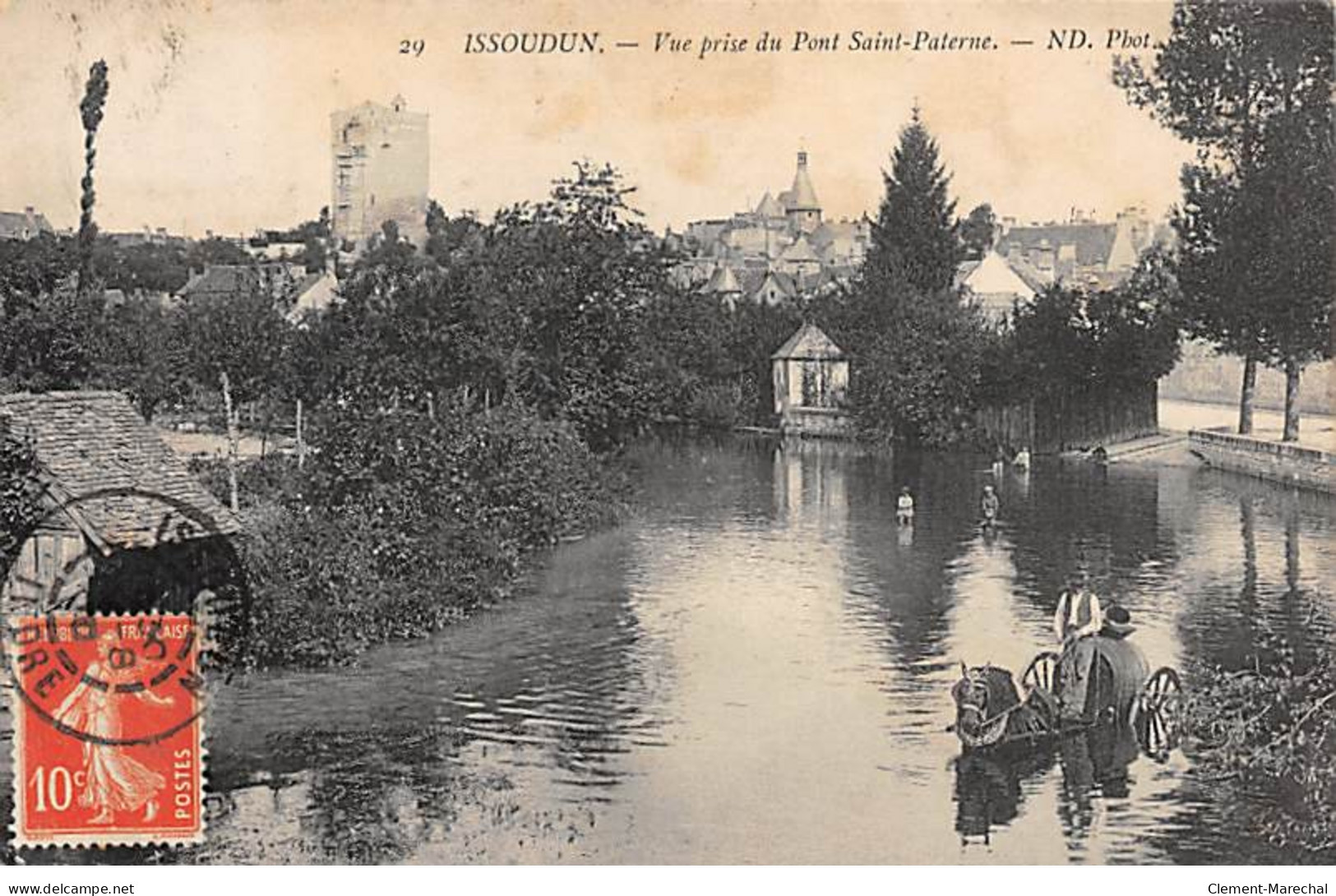ISSOUDUN - Vue Prise Du Pont Saint Paterne - Très Bon état - Issoudun