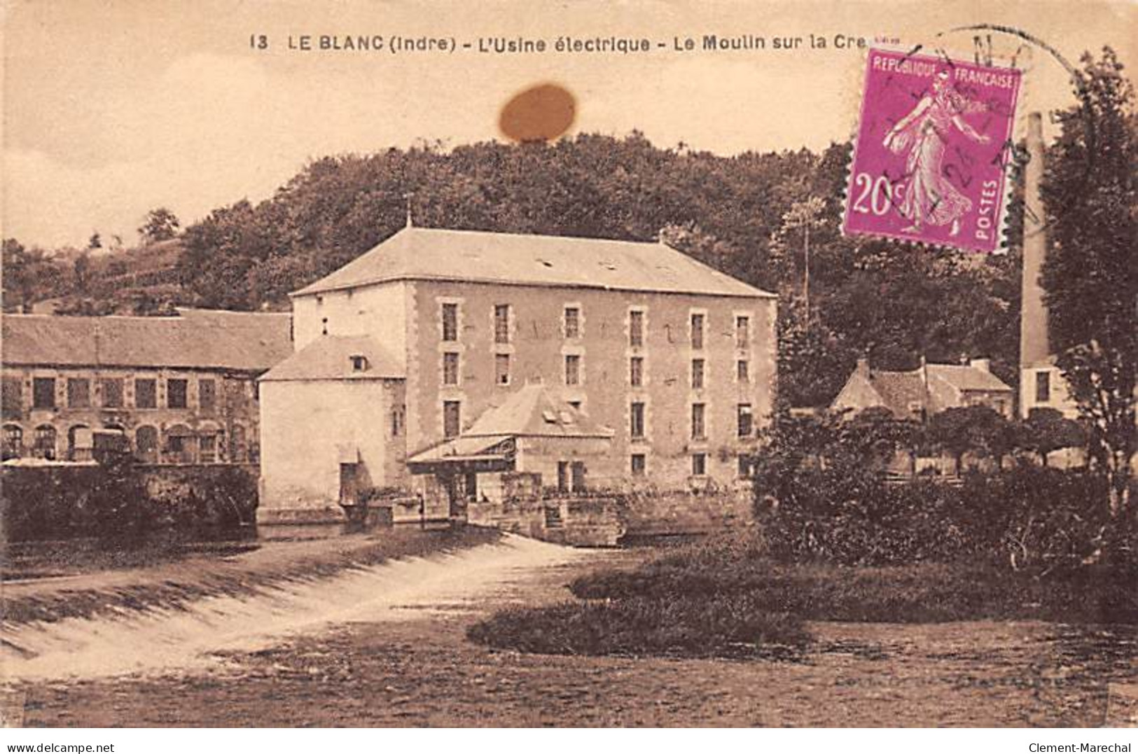 LE BLANC - L'Usine Electrique - Le Moulin Sur La Creuse - état - Le Blanc