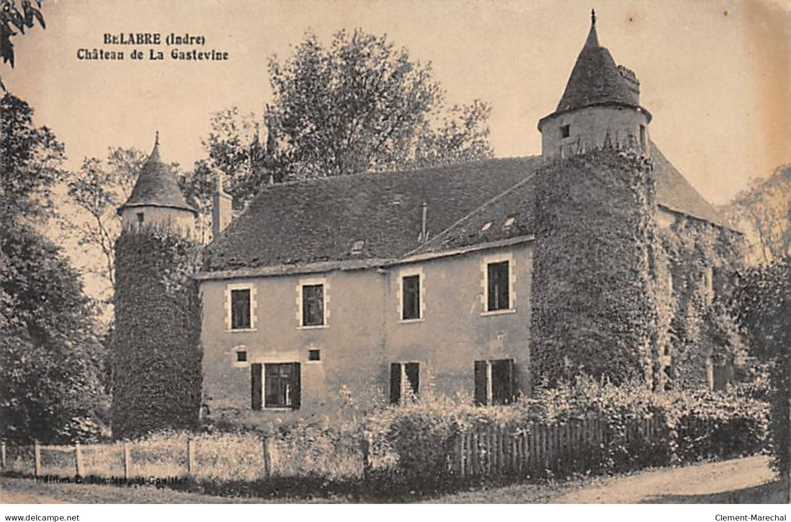 BELABRE - Château De La Gastevine - Très Bon état - Other & Unclassified