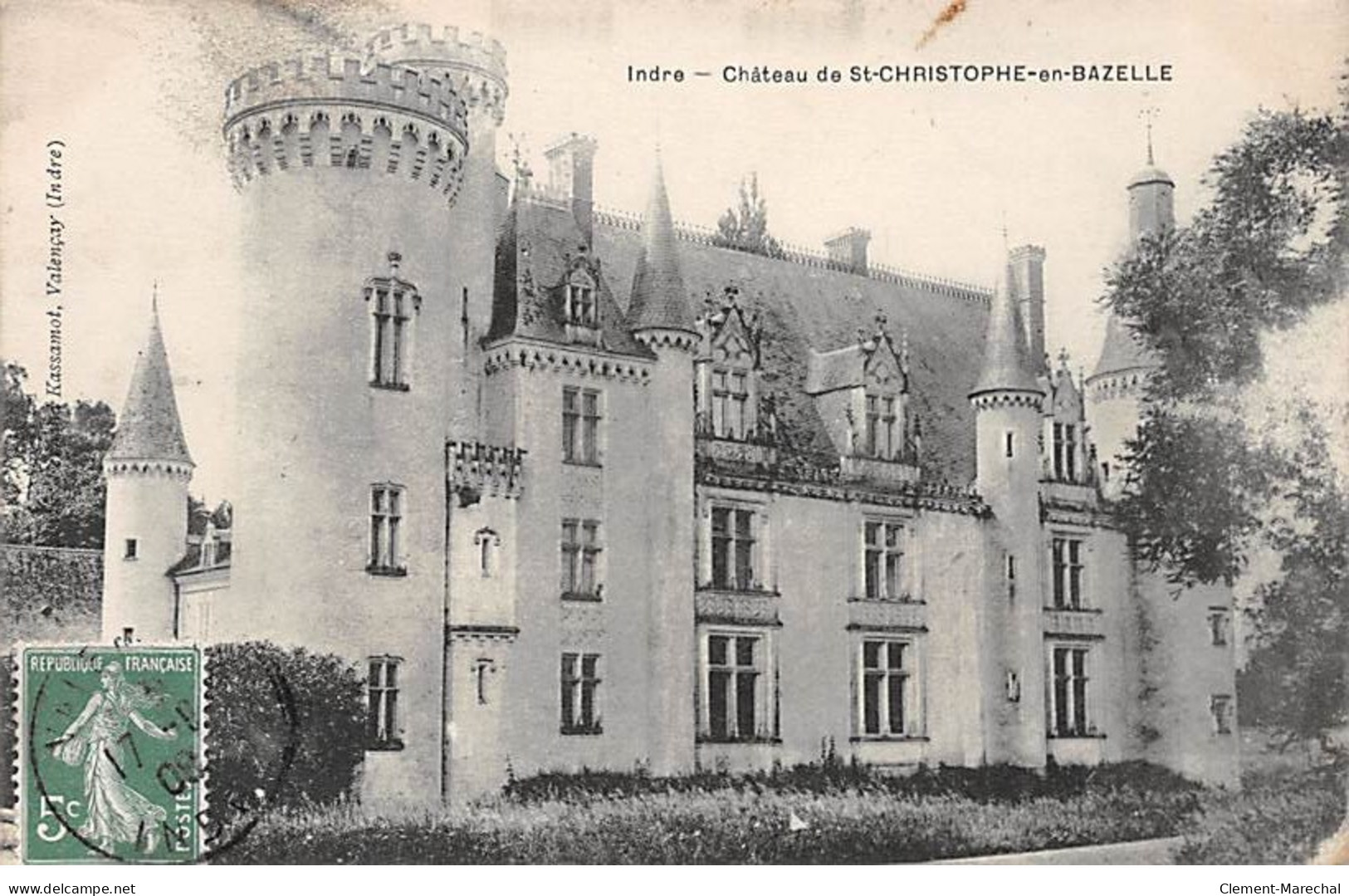 Château De SAINT CHRISTOPHE EN BAZELLE - Très Bon état - Otros & Sin Clasificación