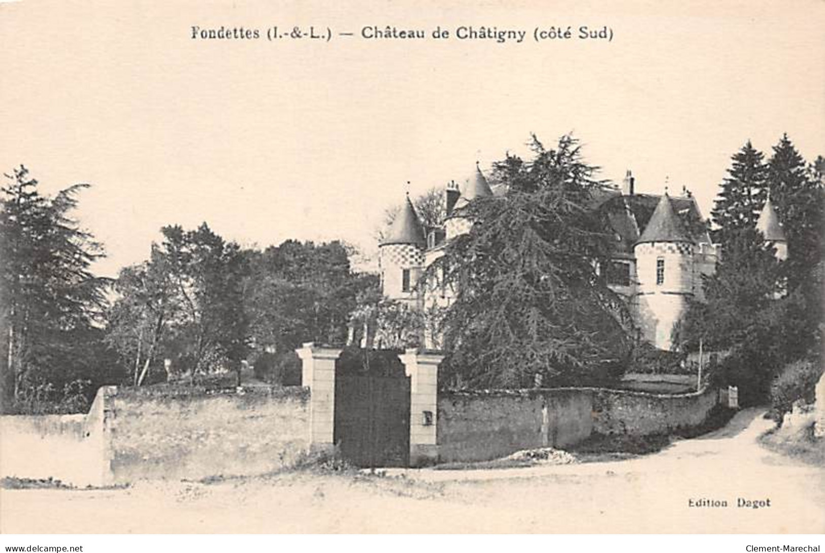 FONDETTES - Château De Châtigny (côté Sud) - Très Bon état - Fondettes