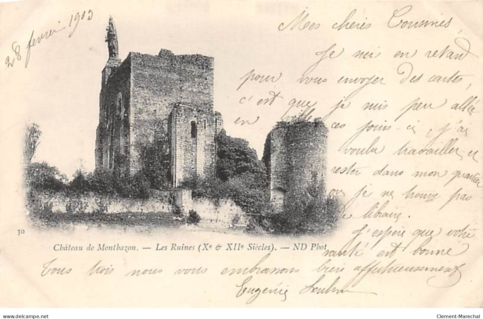 Château De MONTBAZON - Les Ruines - Très Bon état - Montbazon