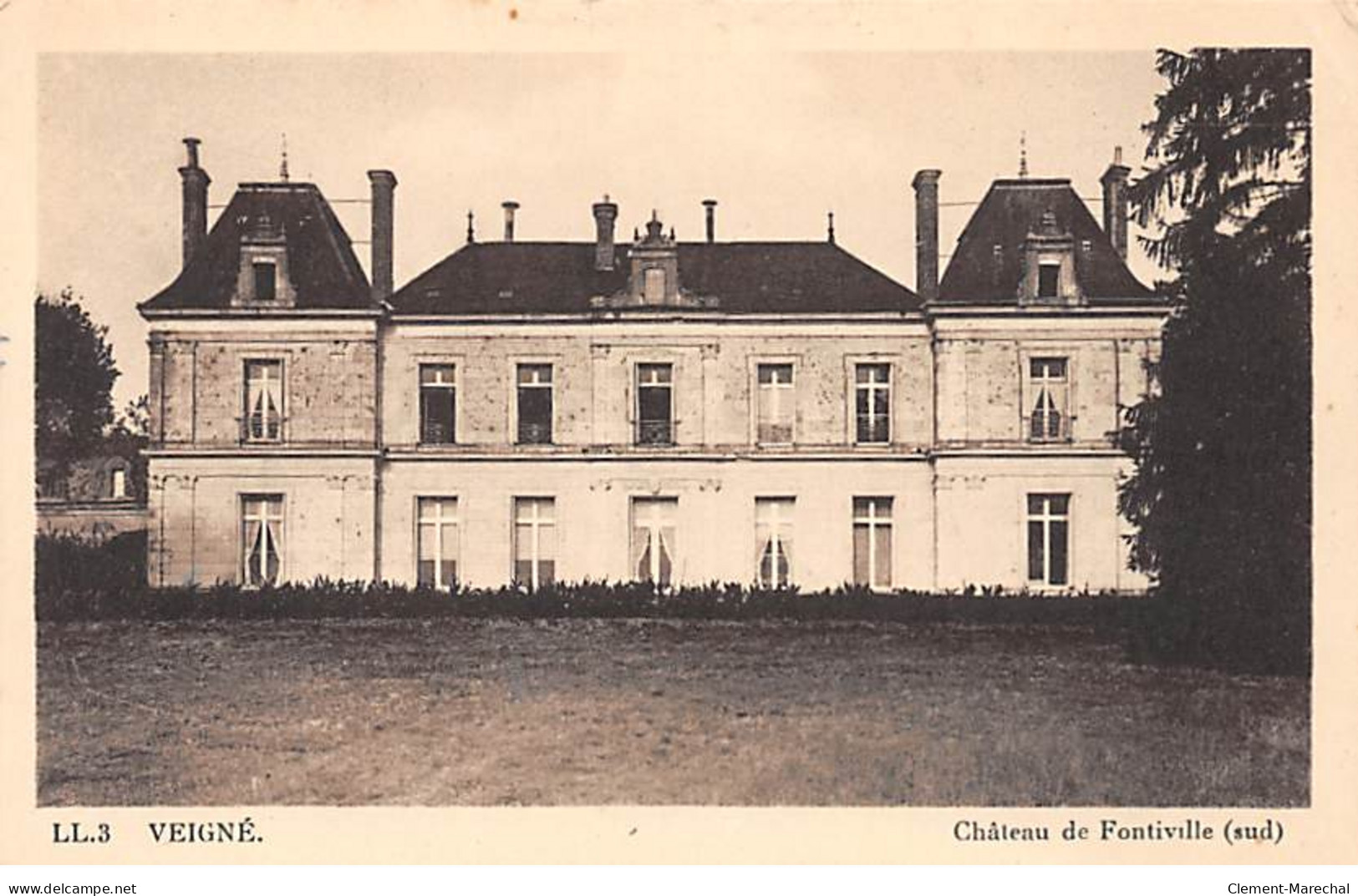 VEIGNE - Château De Fontiville (sud) - Très Bon état - Autres & Non Classés