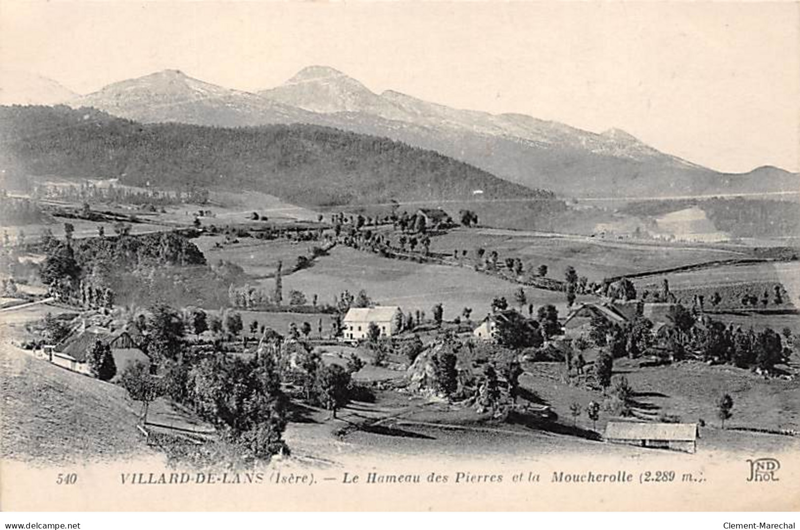 VILLARD DE LANS - Le Hameau Des Pierres Et La Moucherolle - Très Bon état - Villard-de-Lans