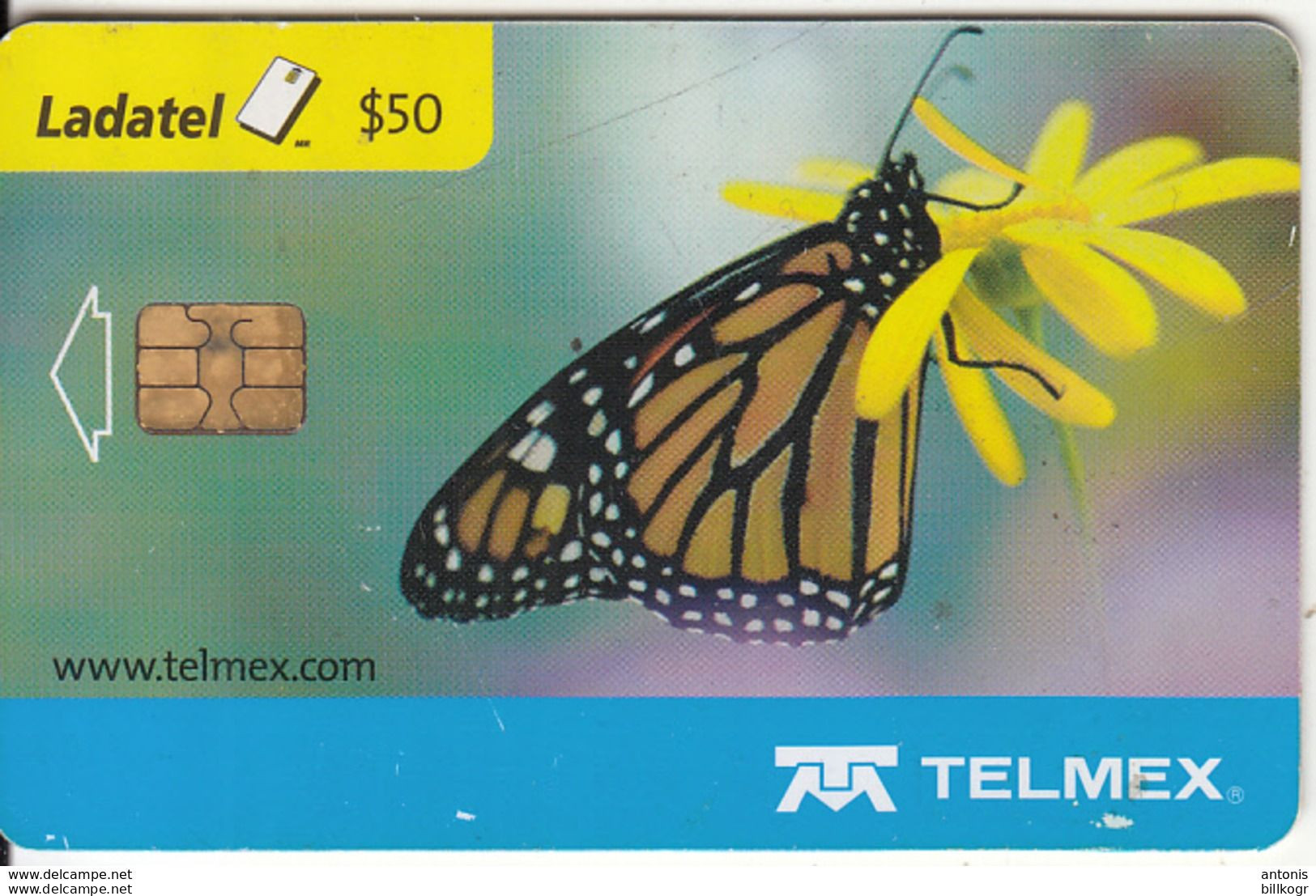 MEXICO - Butterfly, CN : 2273, Used - Mexico