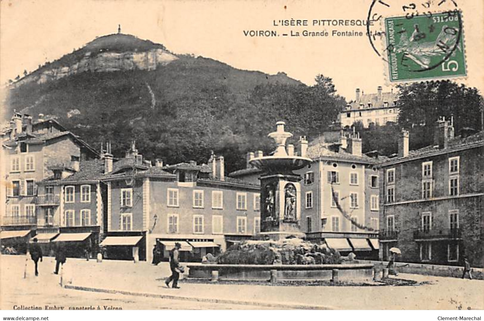 VOIRON - La Grande Fontaine - Très Bon état - Voiron