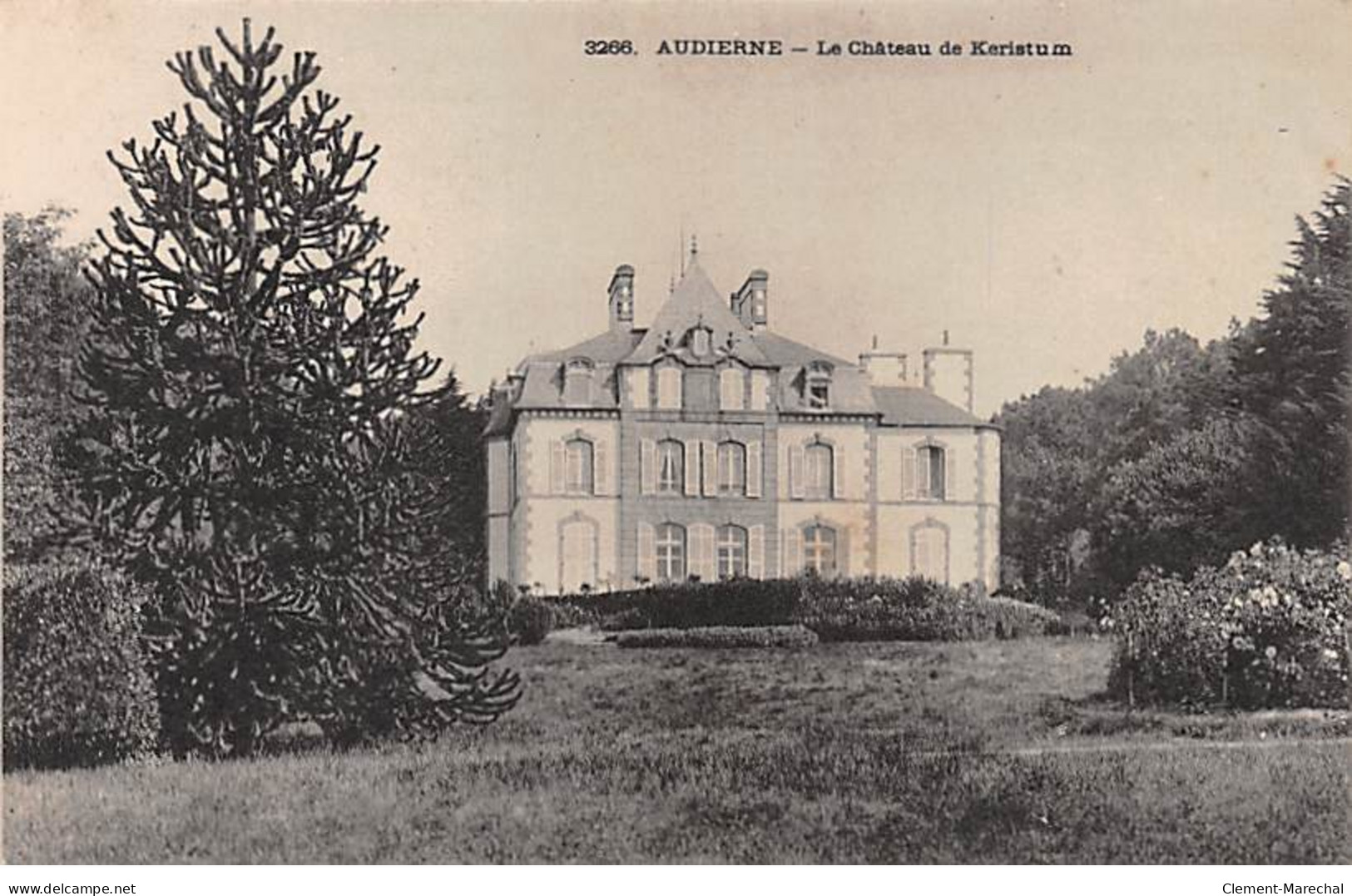 AUDIERNE - Le Château De Keristum - Très Bon état - Audierne