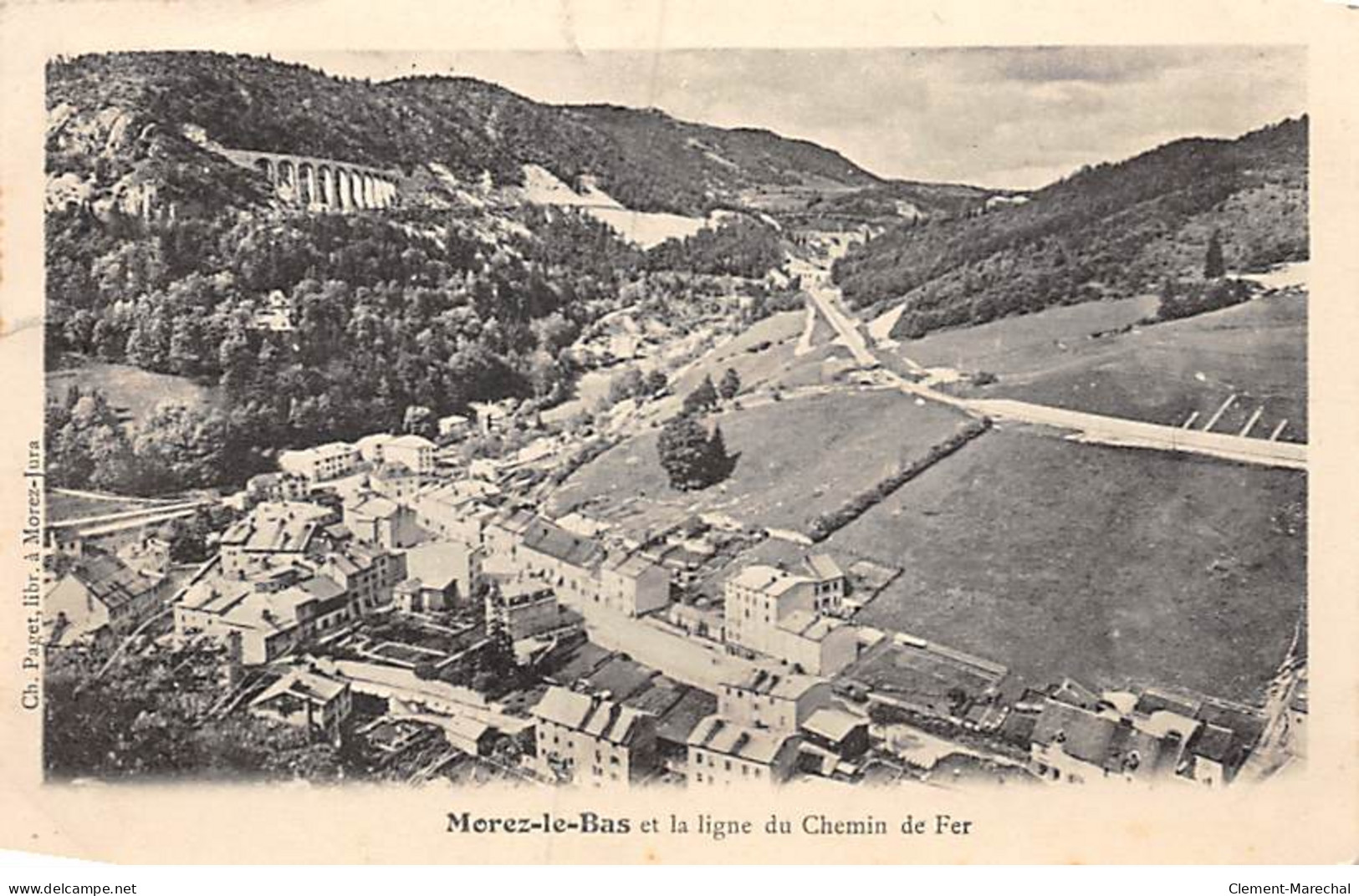 MOREZ LE BAS Et La Ligne Du Chemin De Fer - Très Bon état - Morez