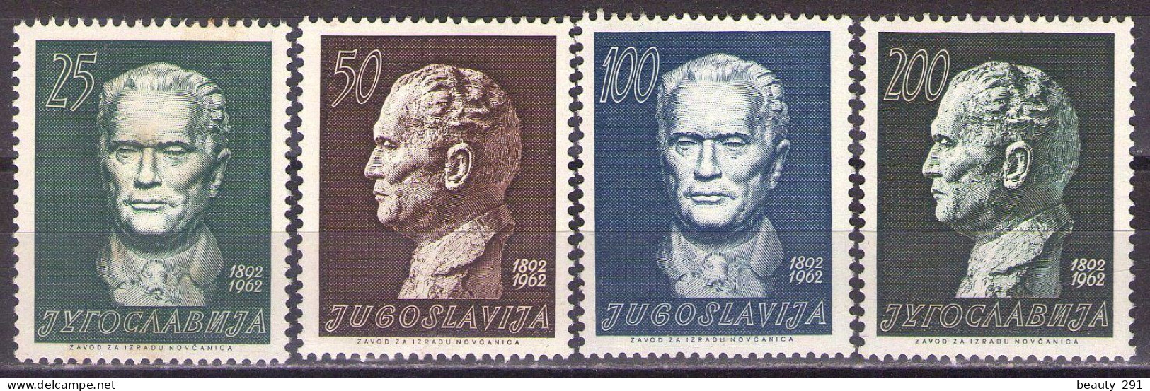 Yugoslavia 1962 - Marshal Josip Broz Tito - Mi 1003-1006 - MNH**VF - Unused Stamps