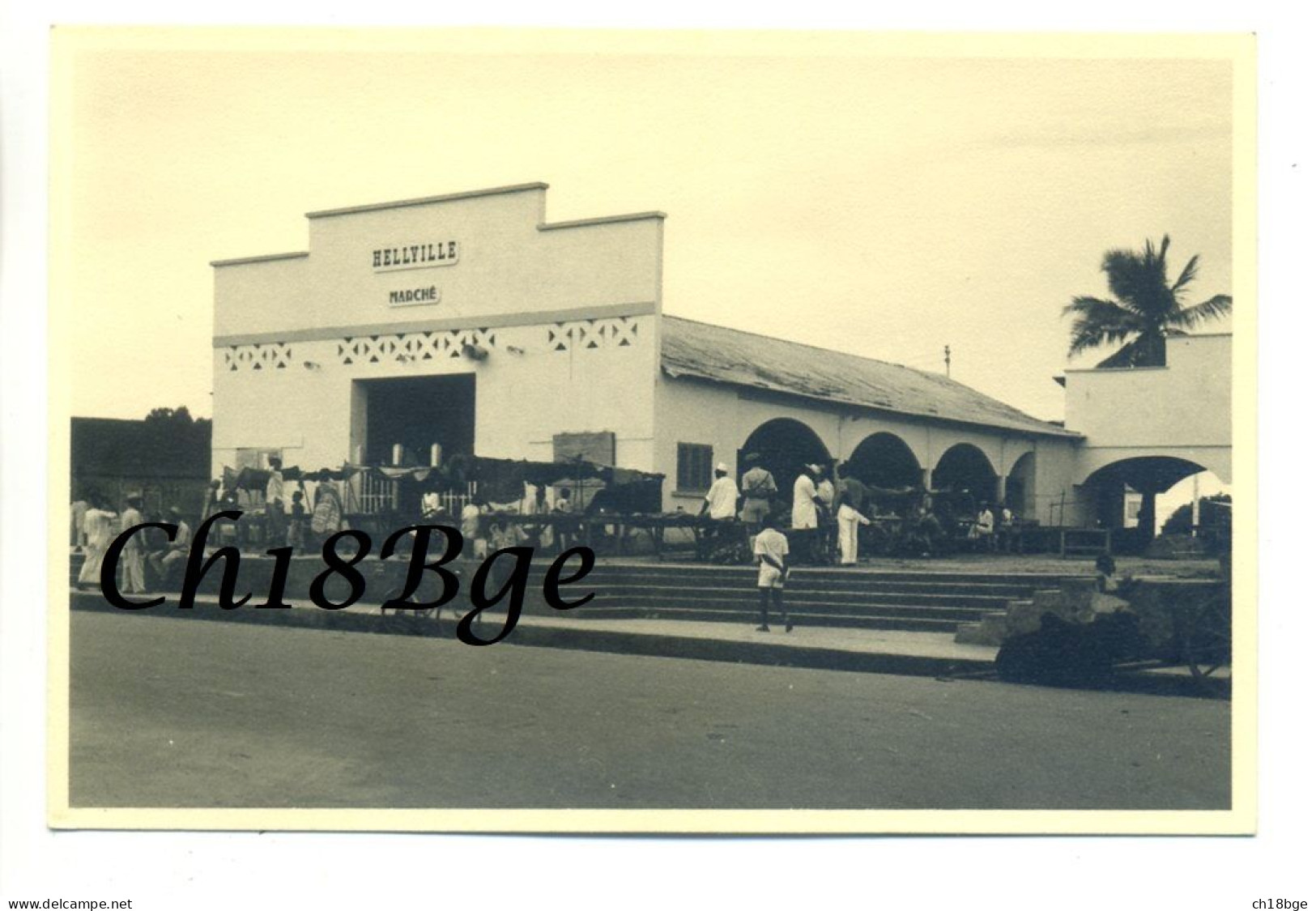Photo Originale (12,5x8,5cm) MADAGASCAR - NOSY-BE (NOSSI-BE) - HELL-VILLE (HELLYVILLE) - Le Marché (environs 1950/60) - Madagaskar