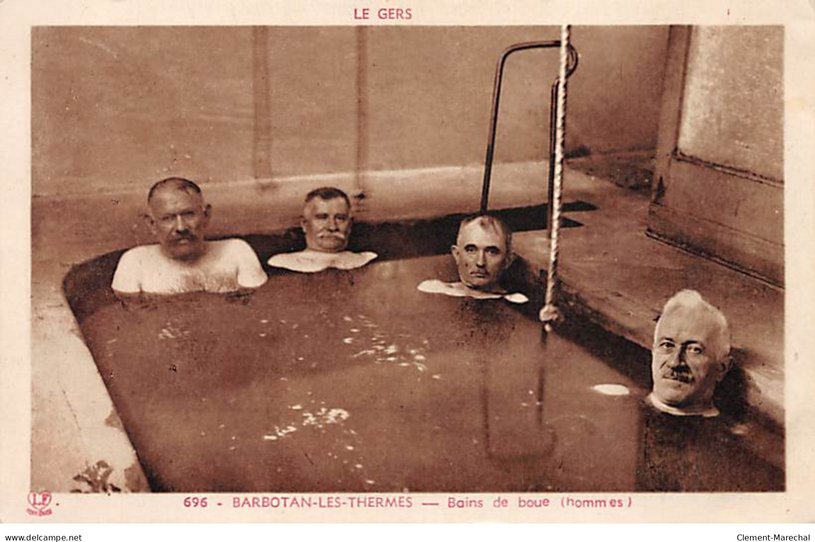 BARBOTAN LES THERMES - Bains De Boue (Hommes) - Très Bon état - Barbotan