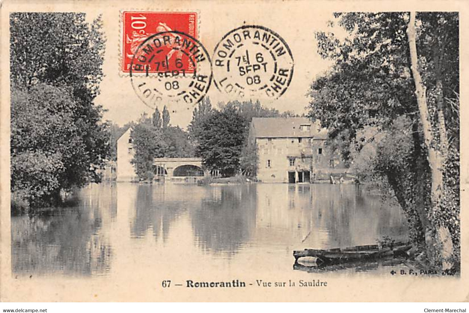 ROMORANTIN - Vue Sur Le Sauldre - Très Bon état - Romorantin