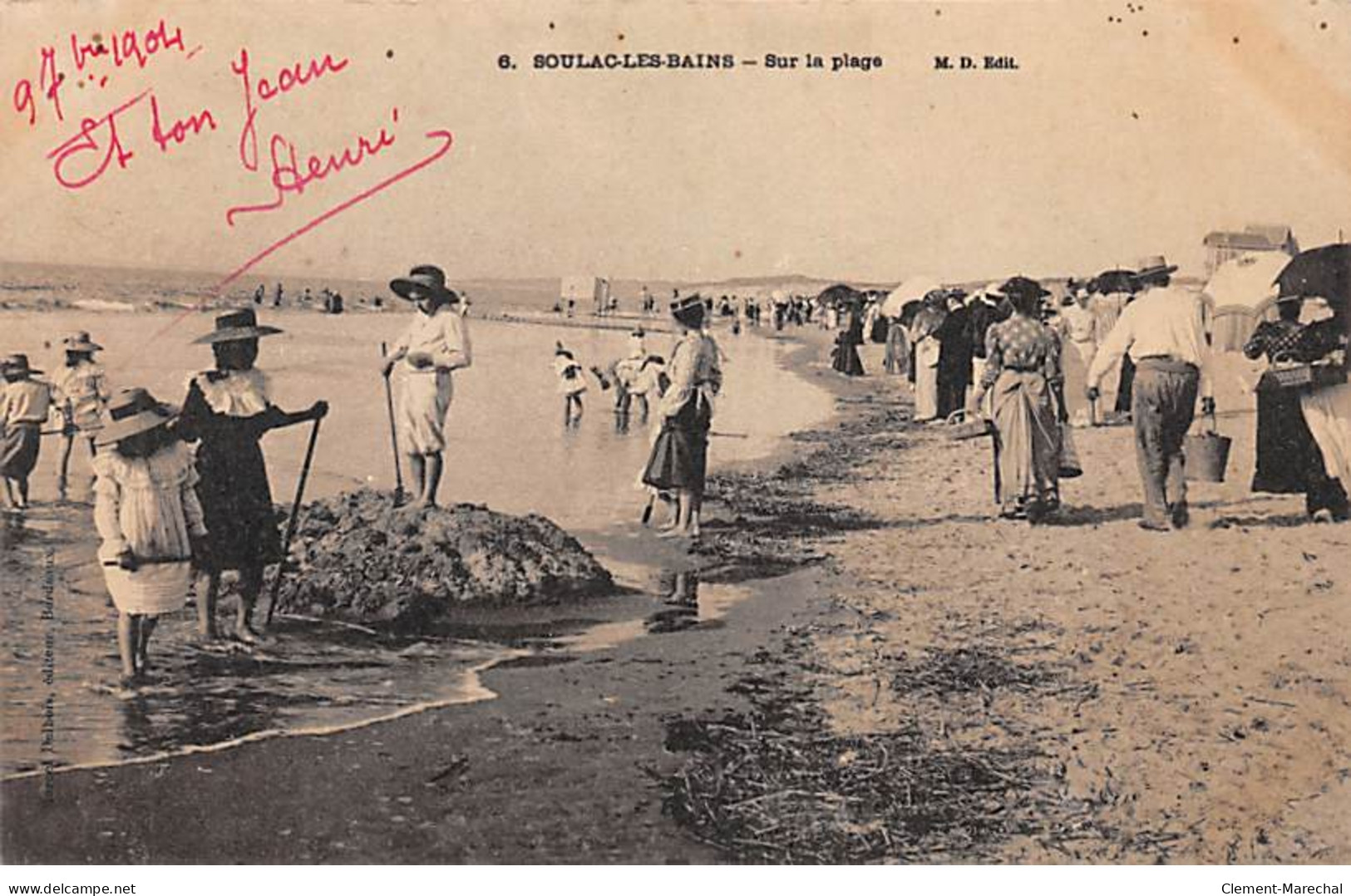 SOULAC LES BAINS - Sur La Plage - Très Bon état - Soulac-sur-Mer