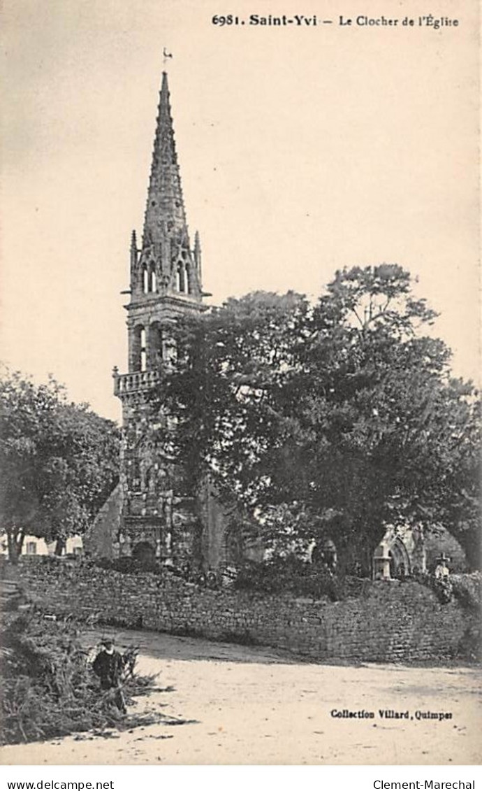 SAINT YVI - Le Clocher Et L'Eglise - Très Bon état - Autres & Non Classés