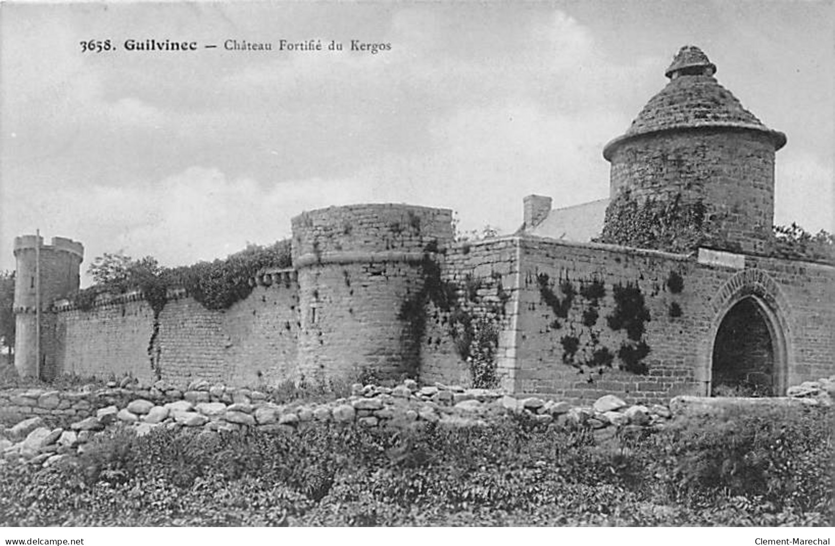 GUILVINEC - Château Fortifié Du Kergos - Très Bon état - Guilvinec