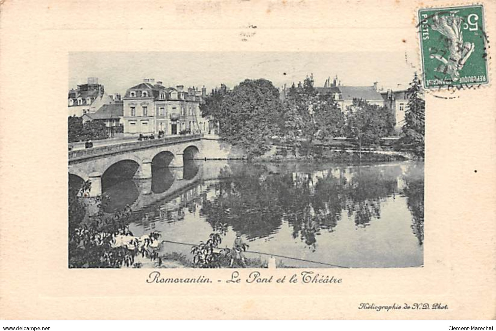 ROMORANTIN - Le Pont Et Le Théâtre - Très Bon état - Romorantin